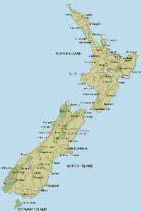 Karte von NZ Sammlung M.Kr&uuml;ger